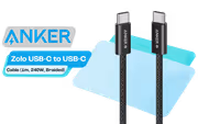 Anker Zolo 240W USB-C to USB-C Braided Cable 1m - image 1