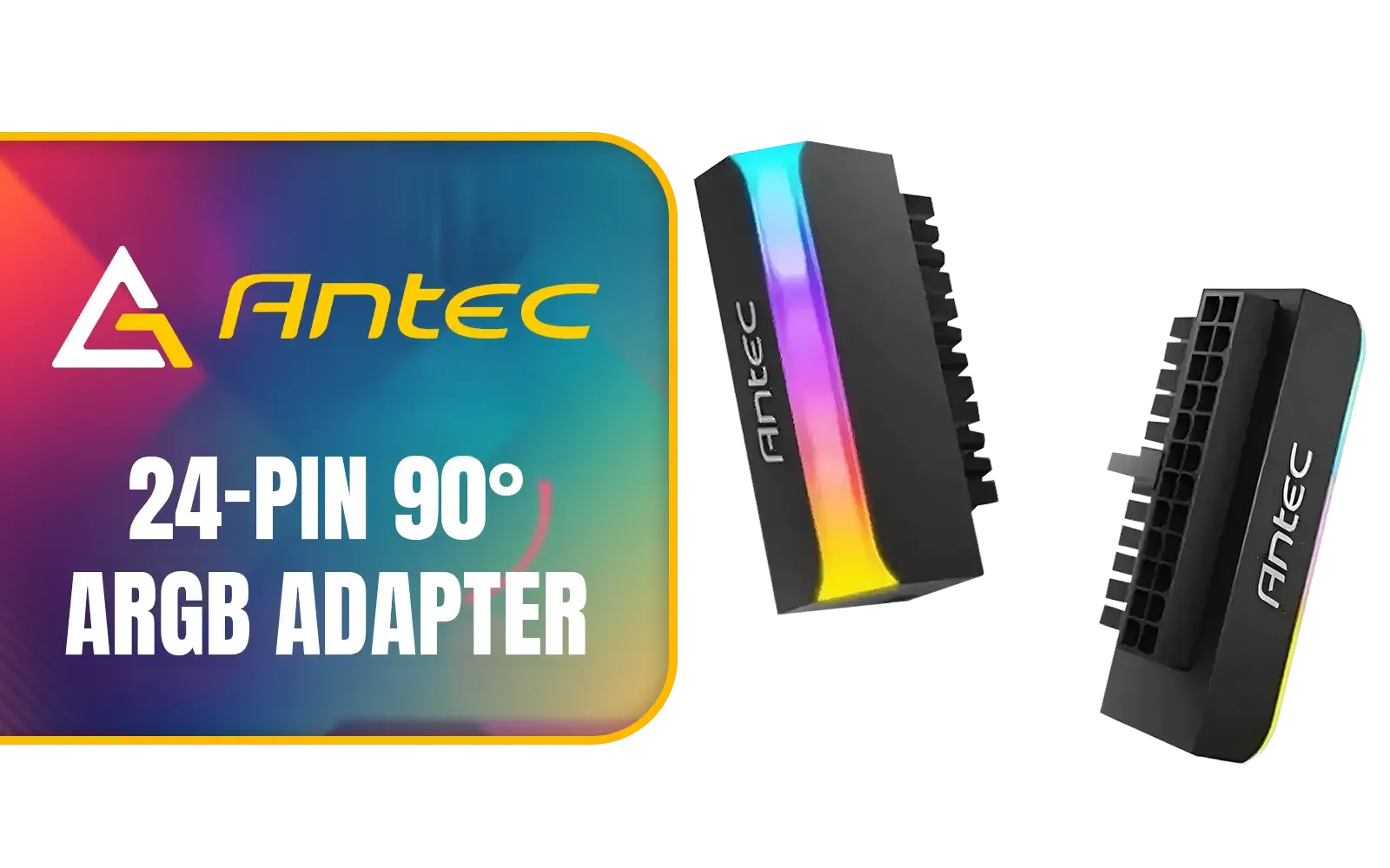 antec-24-pin-90deg-argb-adapter-open-box - Image 1