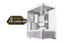 Antec C6 Curve Air Mid Tower Case - White, 3 PWM Fans - image 1