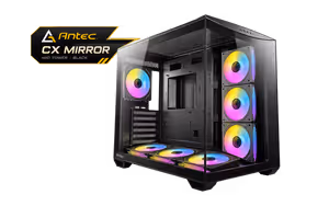 Antec CX Mirror Mid Tower Case - Black | 7 ARGB Fans - image 1