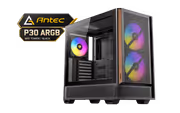 Antec P30 ARGB Mid Tower Case - Black | 5 PWM Fans - image 1