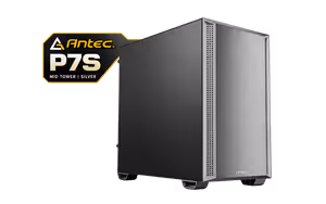 Antec P7S Mid Tower Case - Silver | 4 PWM Fans - image 1