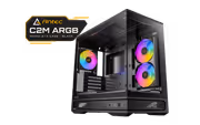 Antec C2M ARGB Micro-ATX Case - Black, 240mm ARGB Fan - image 1