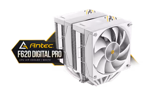 Antec F620 Digital Pro CPU Air Cooler - White - image 1