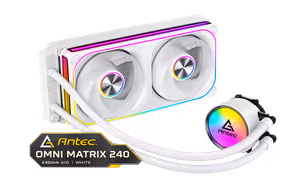 Antec Omni Matrix 240 ARGB Liquid Cooler - White - image 1