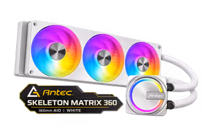 Antec Skeleton Matrix 360 ARGB Liquid Cooler - White - image 1