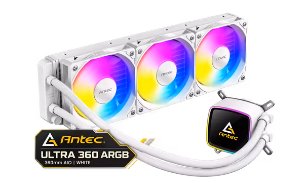 Antec Ultra 360 ARGB Liquid Cooler - White - image 1 Antec Ultra 360 ARGB Liquid Cooler - White - image 1