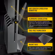 Antec RGB GPU Support Bracket — Addressable 5V 3PIN RGB - image 6