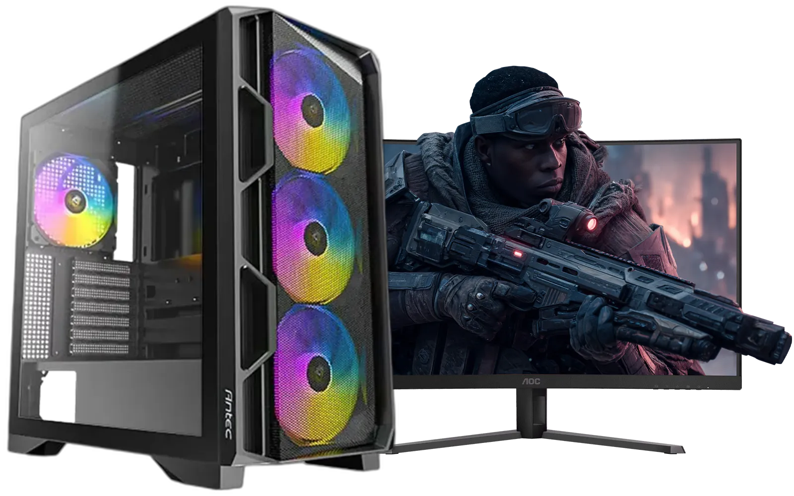 AMD RYZEN 5 3600 RTX 3050 Budget Gaming PC
