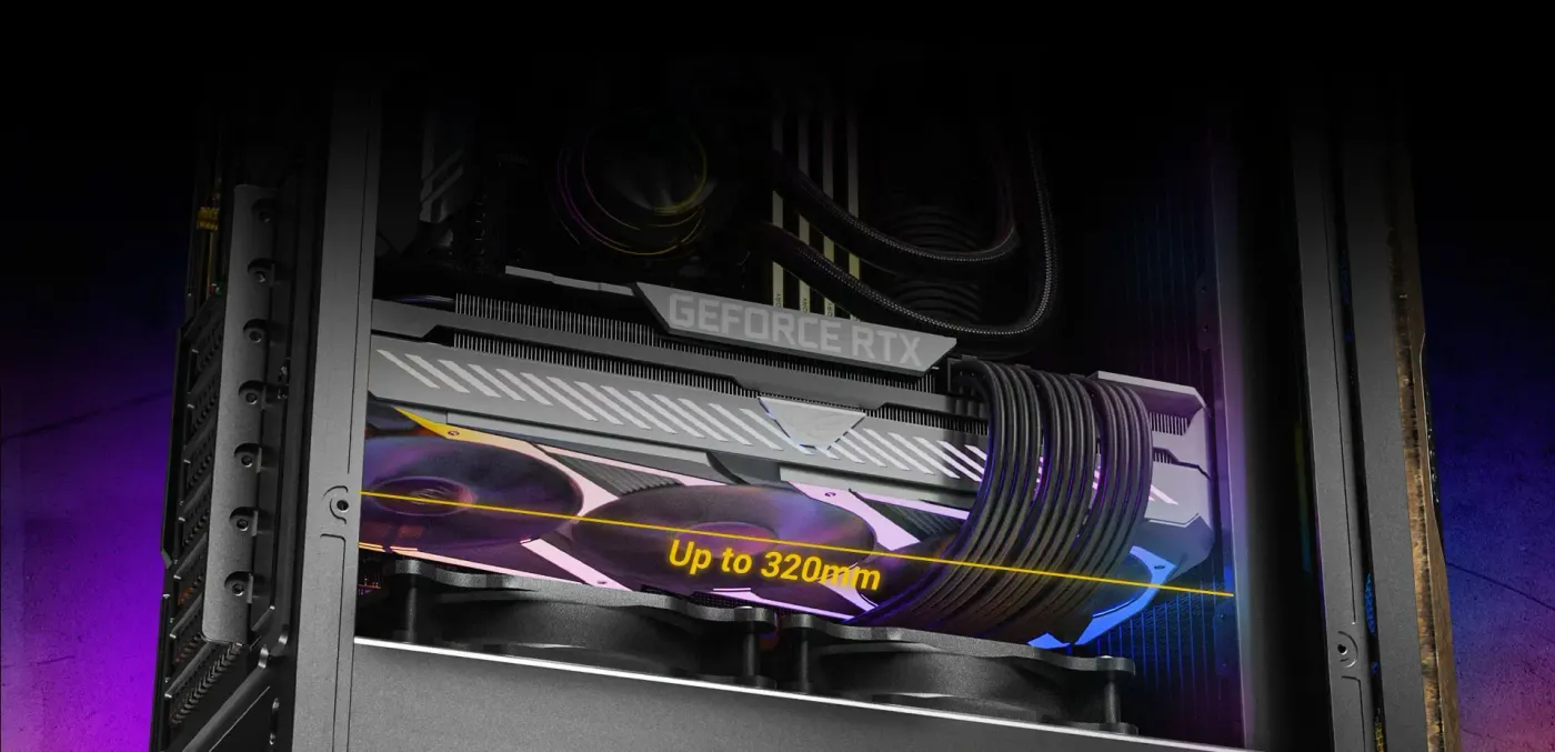Maximum GPU clearance supported by Antec AX63