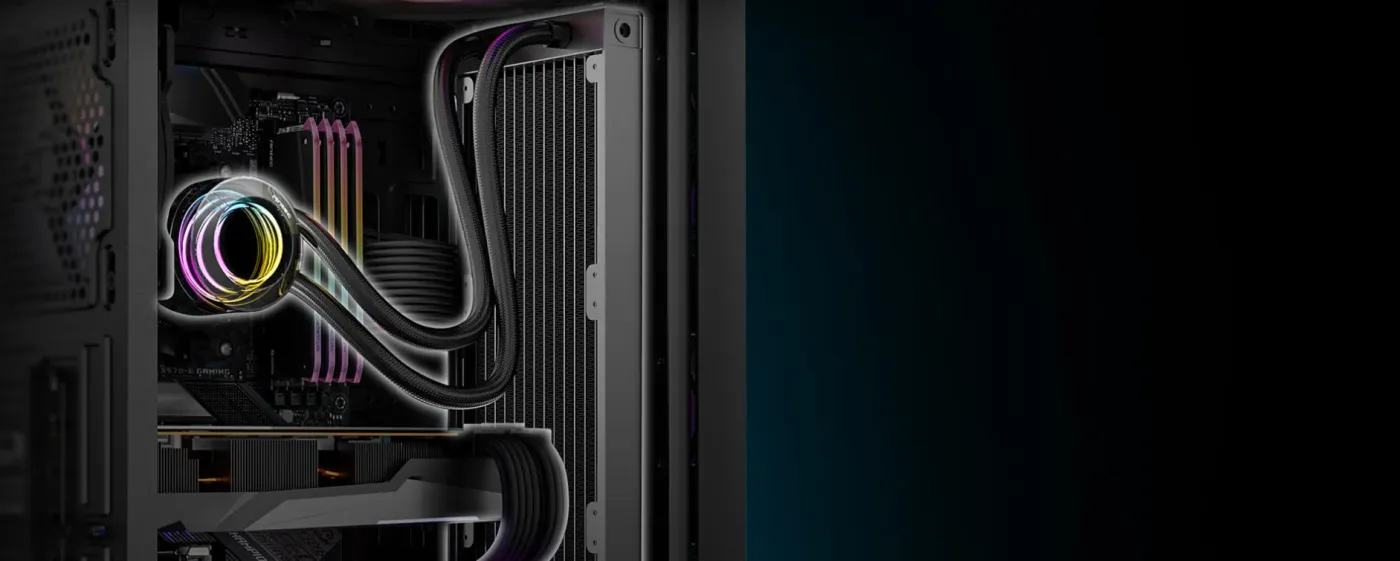 Front 360mm radiator support in Antec AX83 Extreme Gaming Case
