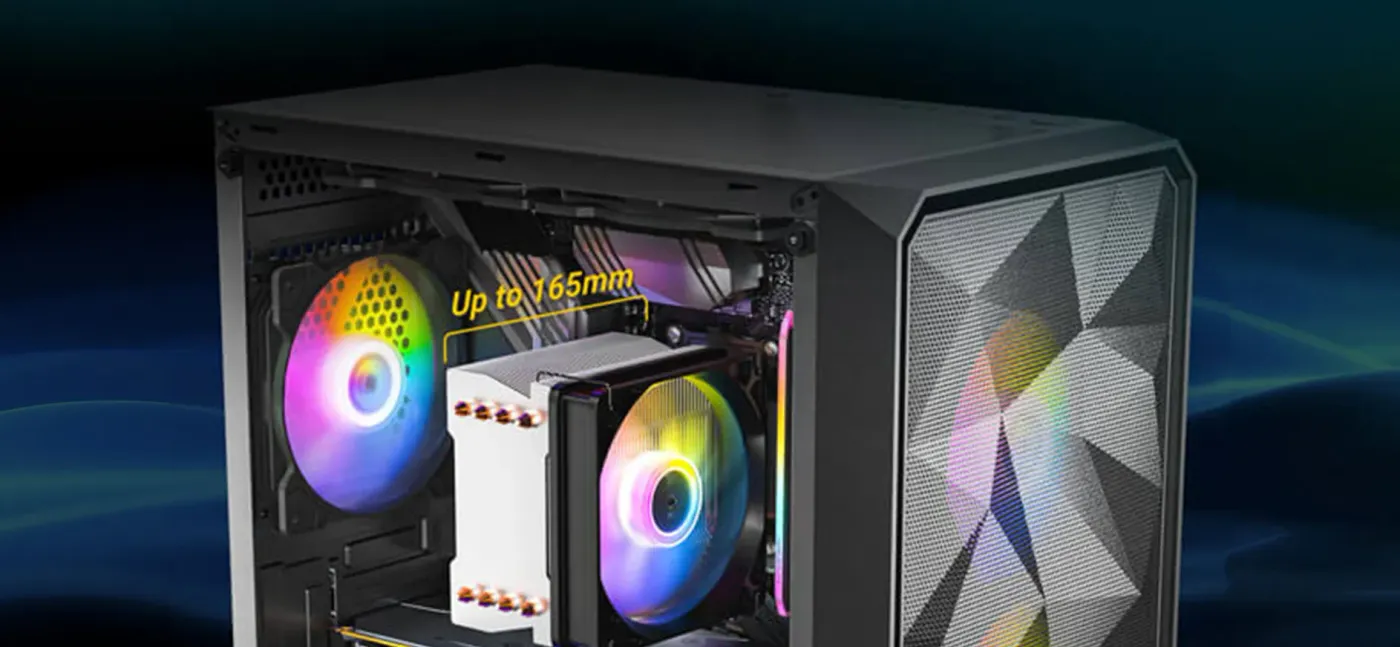 Air cooling compatibility features in Antec AX83 Extreme Gaming Case