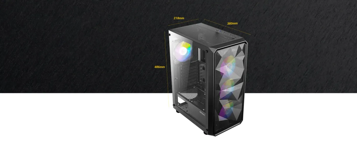 Dimensions of Antec AX83 Extreme Gaming Case