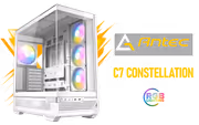 Antec C7 White Mid-Tower E-ATX Gaming Case | ARGB Fans, 360mm Rad - image 1