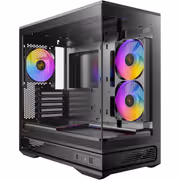 Antec C2M ARGB Micro-ATX Case - Black, 240mm ARGB Fan - image 5