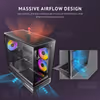 Antec C2M ARGB Micro-ATX Case - Black, 240mm ARGB Fan - image 14