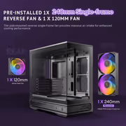 Antec C2M ARGB Micro-ATX Case - Black, 240mm ARGB Fan - image 16