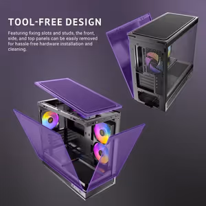 Antec C2M ARGB Micro-ATX Case - Black, 240mm ARGB Fan - image 20