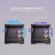 Antec C2M ARGB Micro-ATX Case - Black, 240mm ARGB Fan - image 24