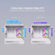 Antec C2M ARGB Micro-ATX Case - White, 240mm ARGB Fan - image 24