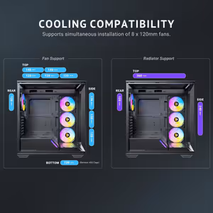 Antec C3 ARGB Mid-Tower ATX Case — 360mm Radiator, Type-C - image 24