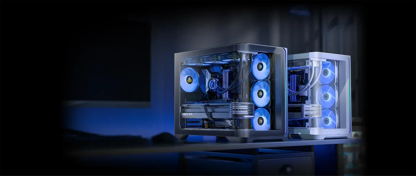 Antec C5 Curve ARGB Constellation Series featuring panoramic tempered glass view