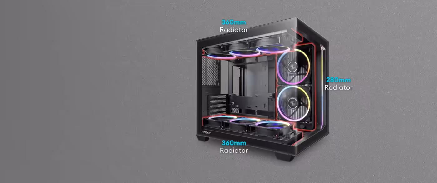 Antec C5 RGB Cooling Space - Desktop View