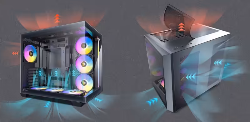 Antec C5 RGB Vertical Cooling Solution - Mobile View
