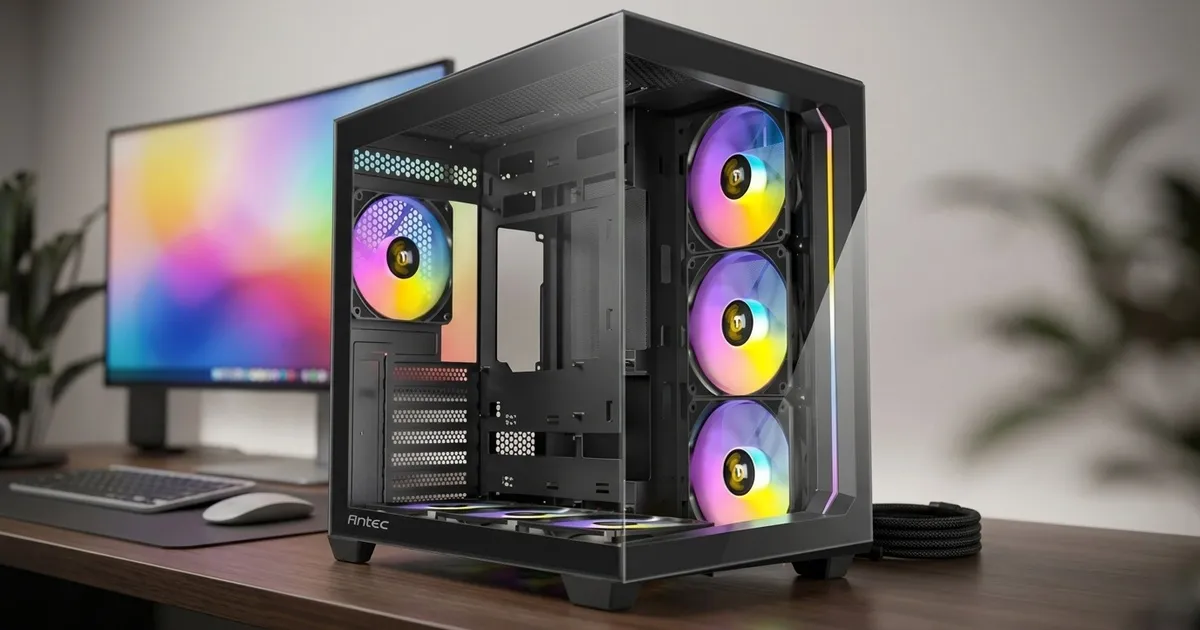 Antec C5 ARGB Mid-Tower ATX Case — 7x120mm ARGB, Type-C | Evetech