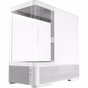 Antec C6 Curve Air Mid Tower Case - White, 3 PWM Fans - image 3