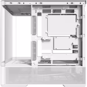 Antec C6 Curve Air Mid Tower Case - White, 3 PWM Fans - image 6