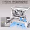 Antec C6 Curve Air Mid Tower Case - White, 3 PWM Fans - image 15
