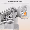 Antec C6 Curve Air Mid Tower Case - White, 3 PWM Fans - image 18