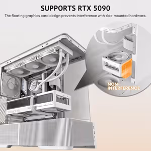 Antec C6 Curve Air Mid Tower Case - White, 3 PWM Fans - image 18