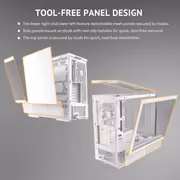 Antec C6 Curve Air Mid Tower Case - White, 3 PWM Fans - image 20