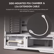 Antec C6 Curve Air Mid Tower Case - White, 3 PWM Fans - image 21