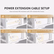 Antec C6 Curve Air Mid Tower Case - White, 3 PWM Fans - image 22