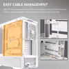 Antec C6 Curve Air Mid Tower Case - White, 3 PWM Fans - image 26
