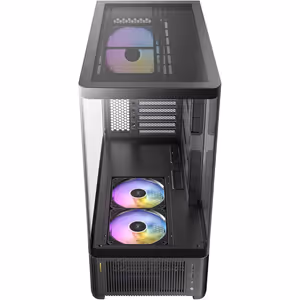 Antec C6 Curve ARGB Mid Tower Case - Black, 3 ARGB Fans - image 8
