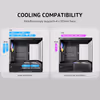 Antec C6 Curve ARGB Mid Tower Case - Black, 3 ARGB Fans - image 26