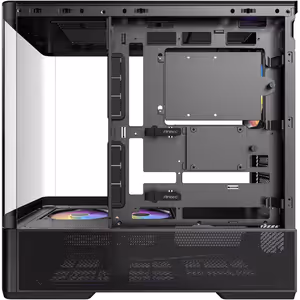 Antec C6 Curve ARGB Mid Tower Case - Black, 3 ARGB Fans - image 6