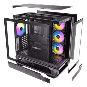 Antec C7 ARGB Gaming Case Black with Glass & Fans - image 23