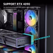 Antec C7 ARGB Gaming Case Black with Glass & Fans - image 30