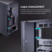 Antec C7 ARGB Gaming Case Black with Glass & Fans - image 34