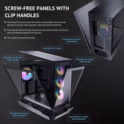 Antec C7 ARGB Gaming Case Black with Glass & Fans - image 36