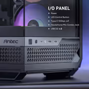 Antec C7 ARGB Gaming Case Black with Glass & Fans - image 39