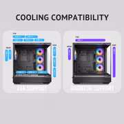 Antec C7 ARGB Gaming Case Black with Glass & Fans - image 40