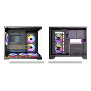 Antec CX M3 ARGB Mini Tower Case - Black, 6 ARGB Fans - image 3