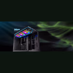 Antec CX M3 ARGB Mini Tower Case - Black, 6 ARGB Fans - image 8