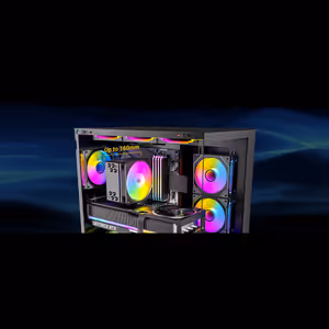Antec CX M3 ARGB Mini Tower Case - Black, 6 ARGB Fans - image 10